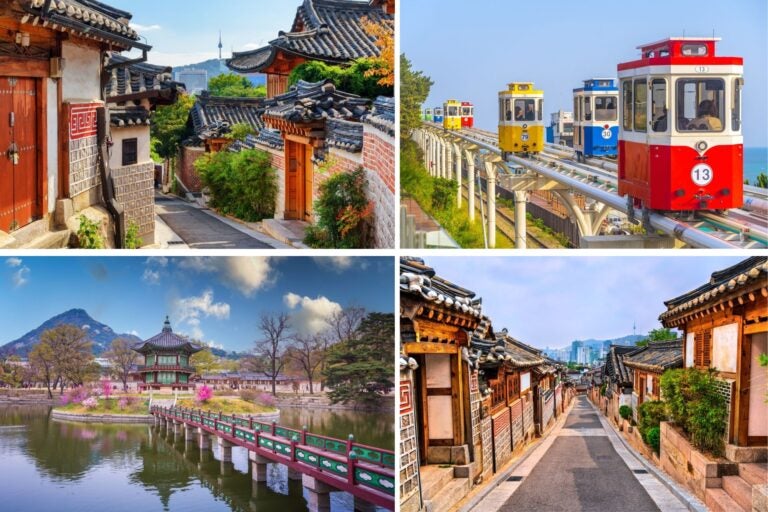 Calles y pueblos de Corea del Sur