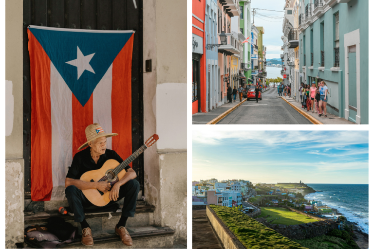 Imágenes sobre Puerto Rico y los requisitos para viajar desde Ecuador.