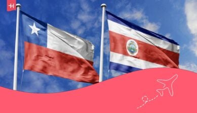 Conoce todos los requisitos de viaje para ir a Chile desde Costa Rica.