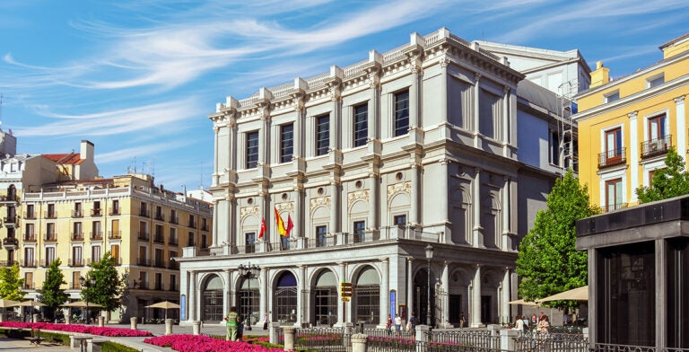Teatro Real de la Plaza del Oriente en Madrid