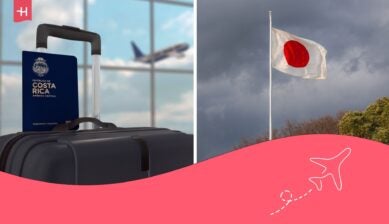 Guía para viajar a Japón desde Costa Rica.