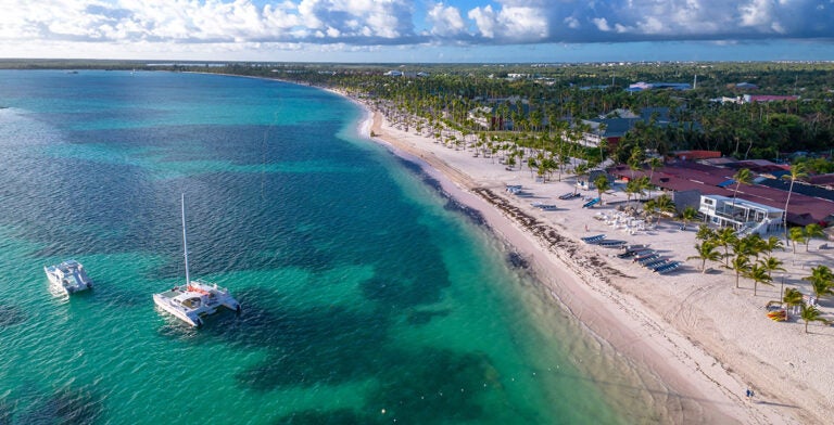Vista aérea de Punta Cana, República Dominicana