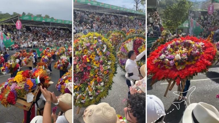 Desfile de Silleteros de la Feria de las Flores en Medellín