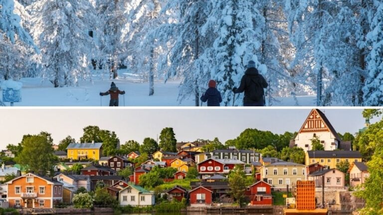 Paisajes que puedes conocer en Finlandia mientras haces un voluntariado en Finlandia.