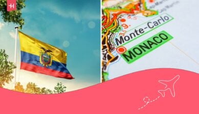 Todos los requisitos de viaje para ir a Mónaco desde Ecuador.