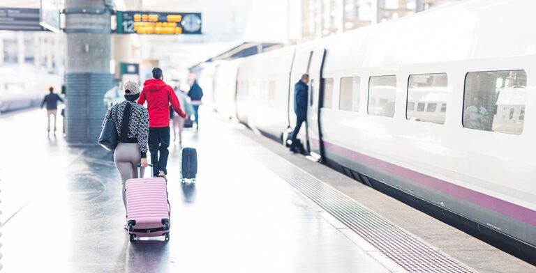 Tren de alta velocidad en Madrid