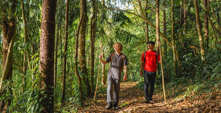 Costa Rica es un destino de aventura para parejas