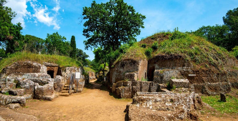 La necrópolis de Banditaccia en Cerveteri