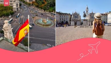 Mudanza de España a Turín.