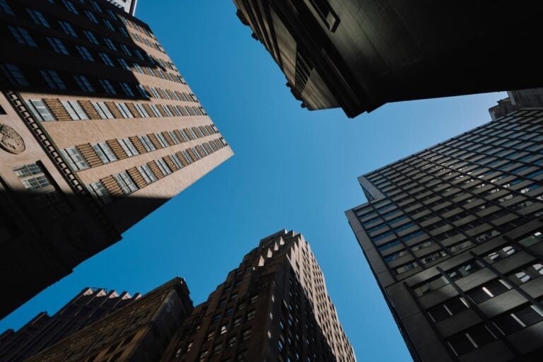 Vista de los edificios de Nueva York