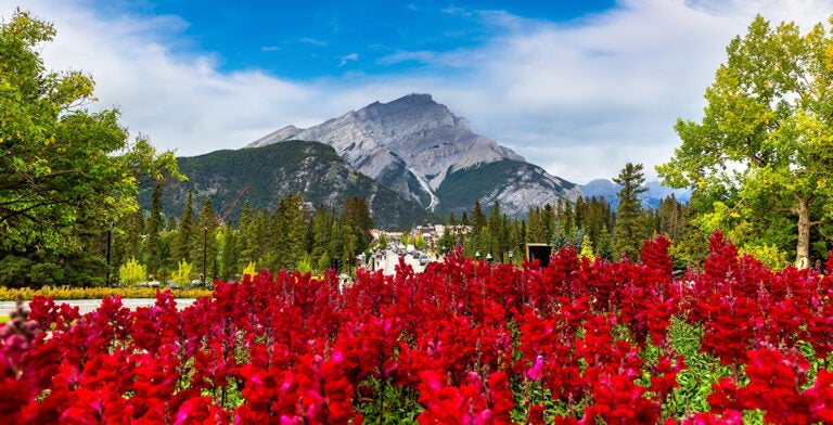 Parque Nacional Banff, Canadá, en primavera
