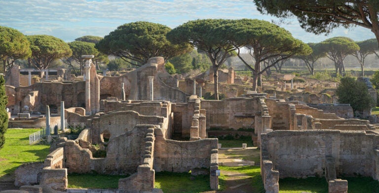 Ruinas de Ostia Antica, cerca de Roma