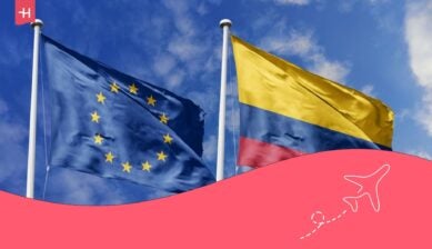 Seguros de viaje para ir de Colombia a Europa en 2026.