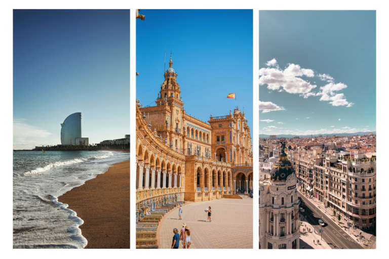 Barcelona, Sevilla y Madrid son las principales ciudades para intercambios estudiantiles.