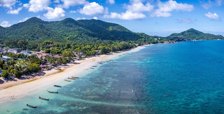 Playa de Sairee en Koh Tao