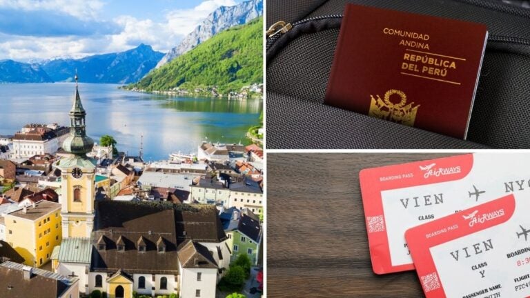 Documentos para viajar a Austria desde Perú