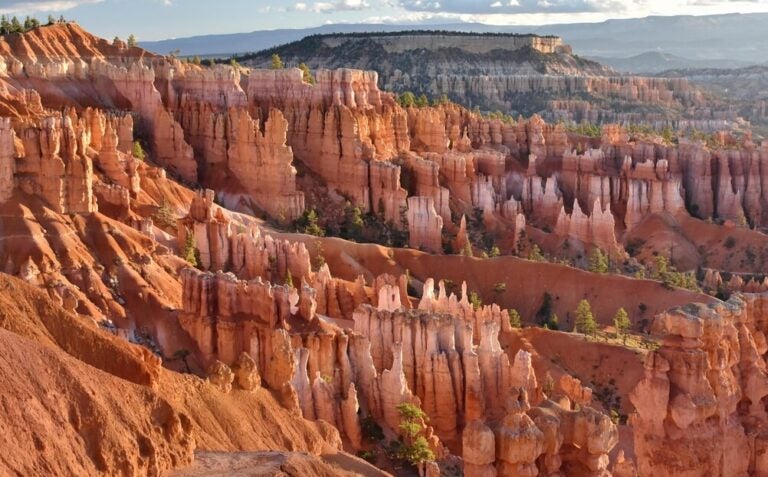 Formaciones rocosas del Parque Nacional de Estados Unidos Bryce Canyon.