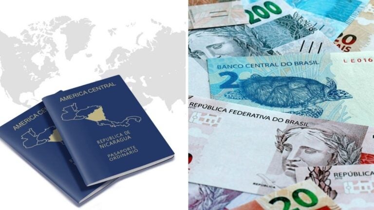 Documentos para viajar a Brasil desde Nicaragua en 2026.