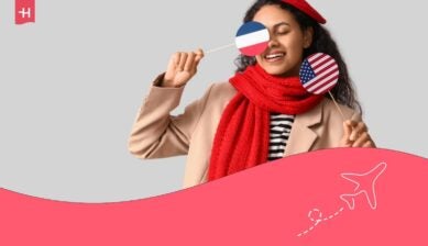 Visas de trabajo en Francia para personas de Estados unidos.