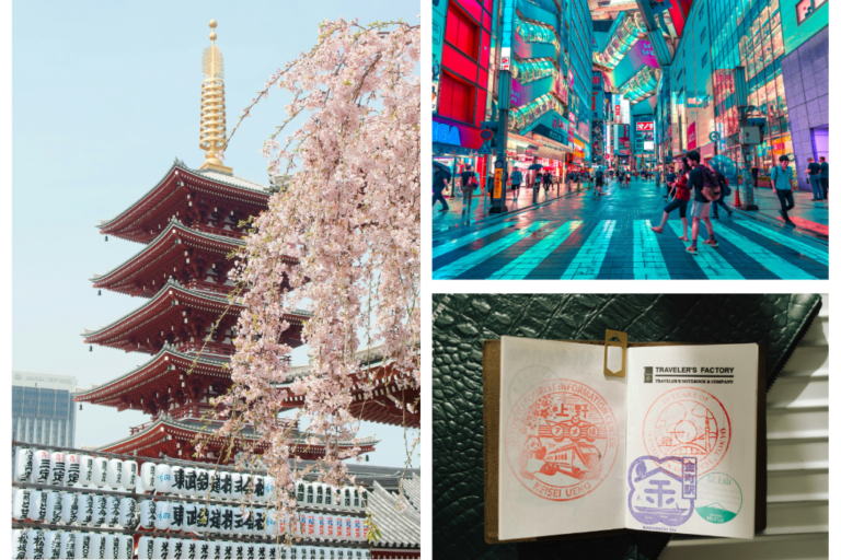 Imágenes de visas de trabajo en Japón para chilenos.