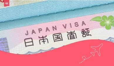 Visado para Japón.