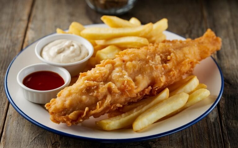 El fish and chips es el plato qué comer en Londres más emblemático del Reino Unido.