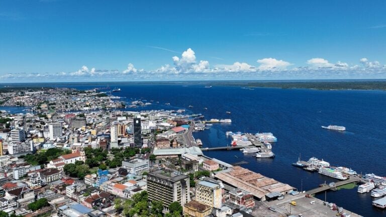 Vista aérea de Manaos.