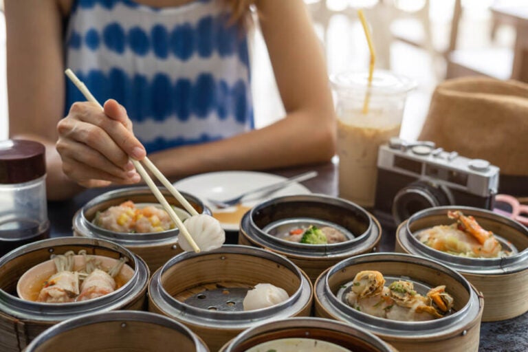 Dim sum en Hong Kong.