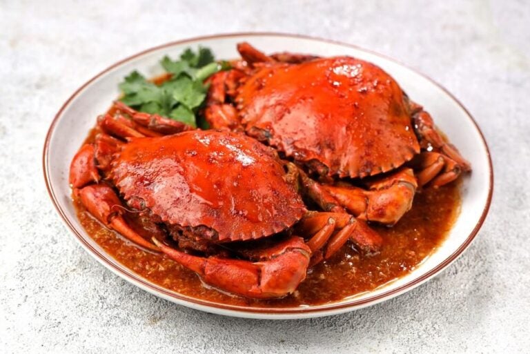 Cangrejo al chile (chili crab)