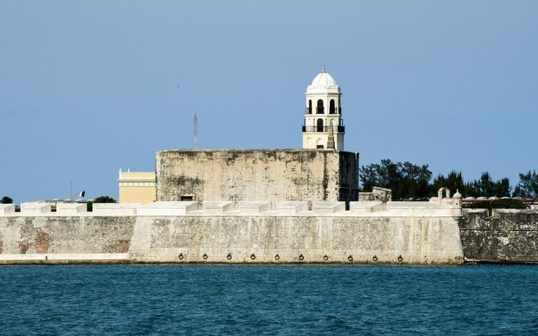 Vista del Fuerte de San Juan de Ulúa