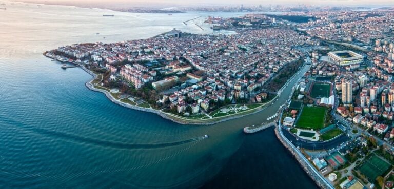Vista aérea de Kadıköy, Estambul.