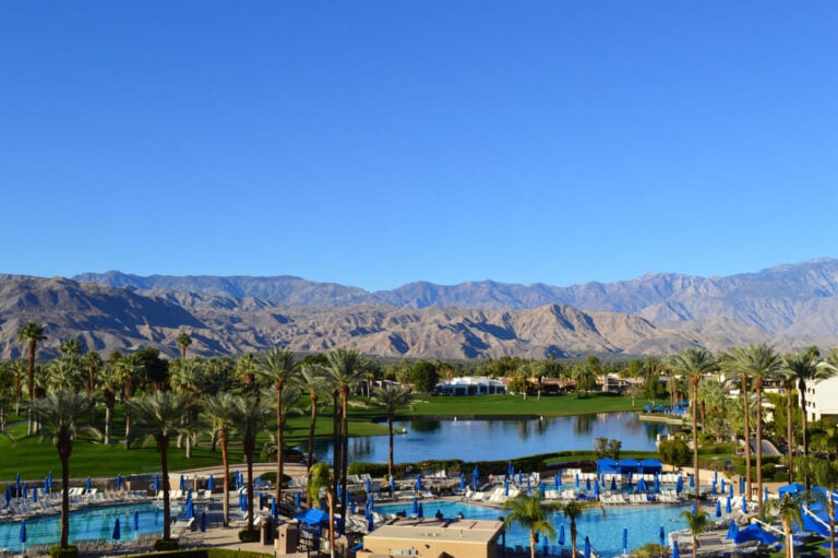 Vista panorámica de las montañas de Palm Springs