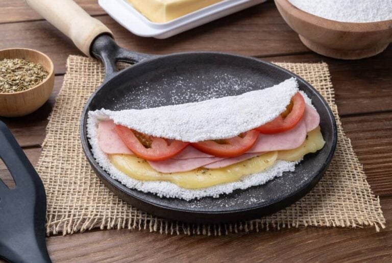 Plato salado de tapioca