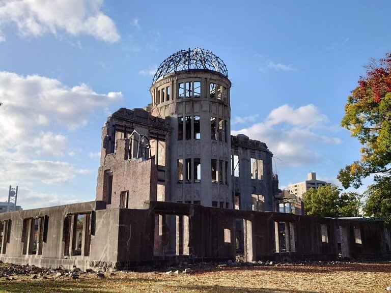 Cúpula de la Bomba Atómica (Genbaku Dōmu), situada en el Parque Conmemorativo de la Paz de Hiroshima.