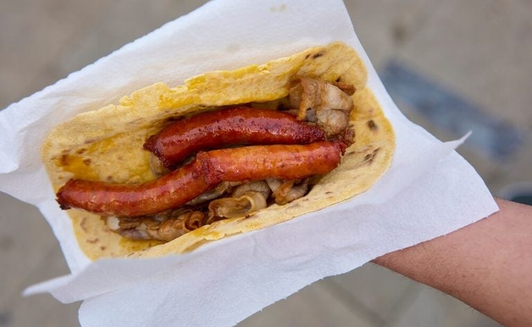Talo con chorizo