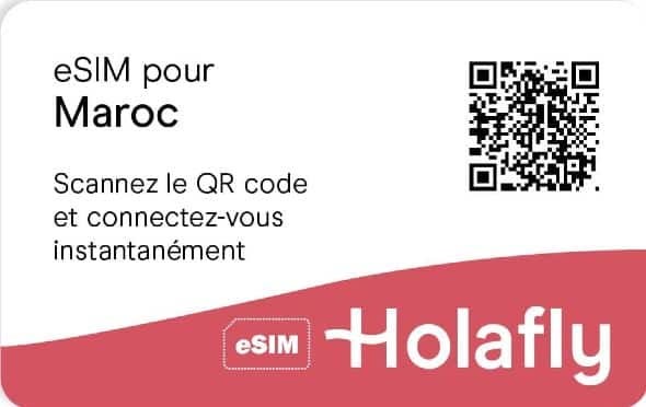 esim maroc prépayée internet holafly