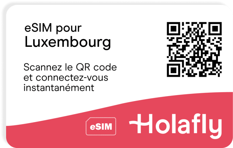 esim luxembourg holafly prepayee