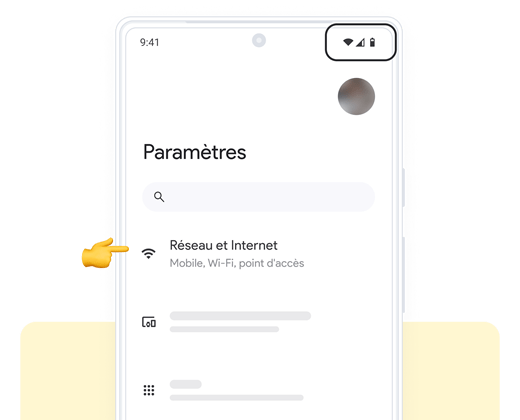 01. Paramètres - Guide d'installation de l'eSIM avec code QR