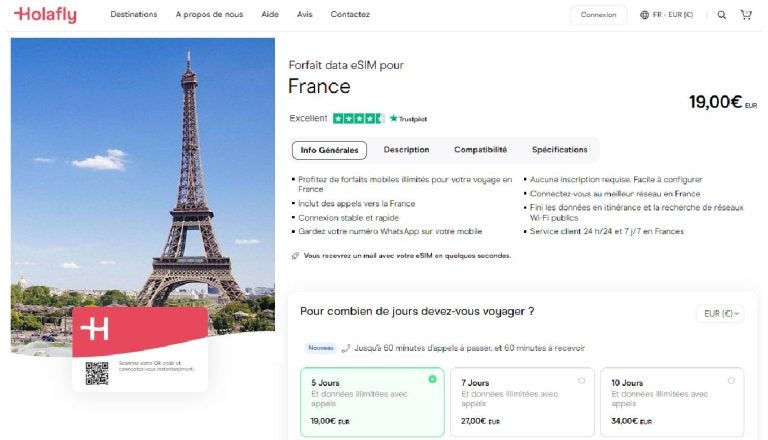 carte esim orange france prepayee