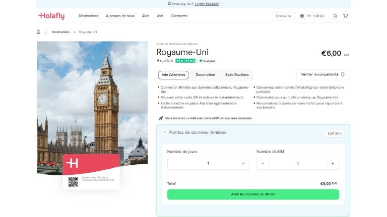 utiliser portable royaume-uni holafly