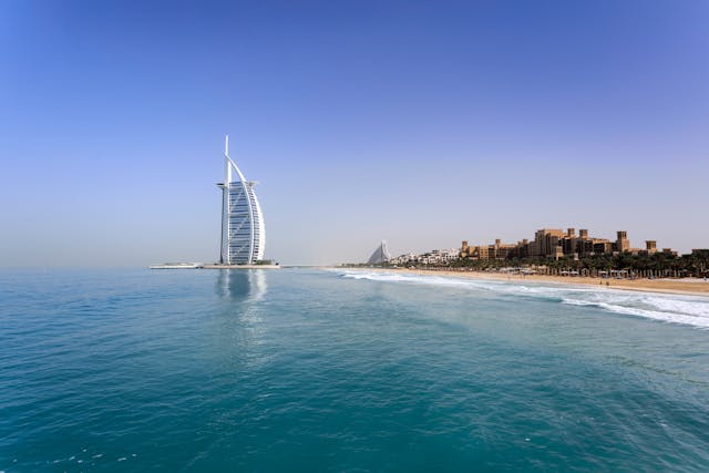 La tour Burj Al Arab à Dubai