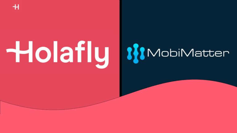 Logo du fournisseur eSIM Holafly et de la marketplace MobiMatter