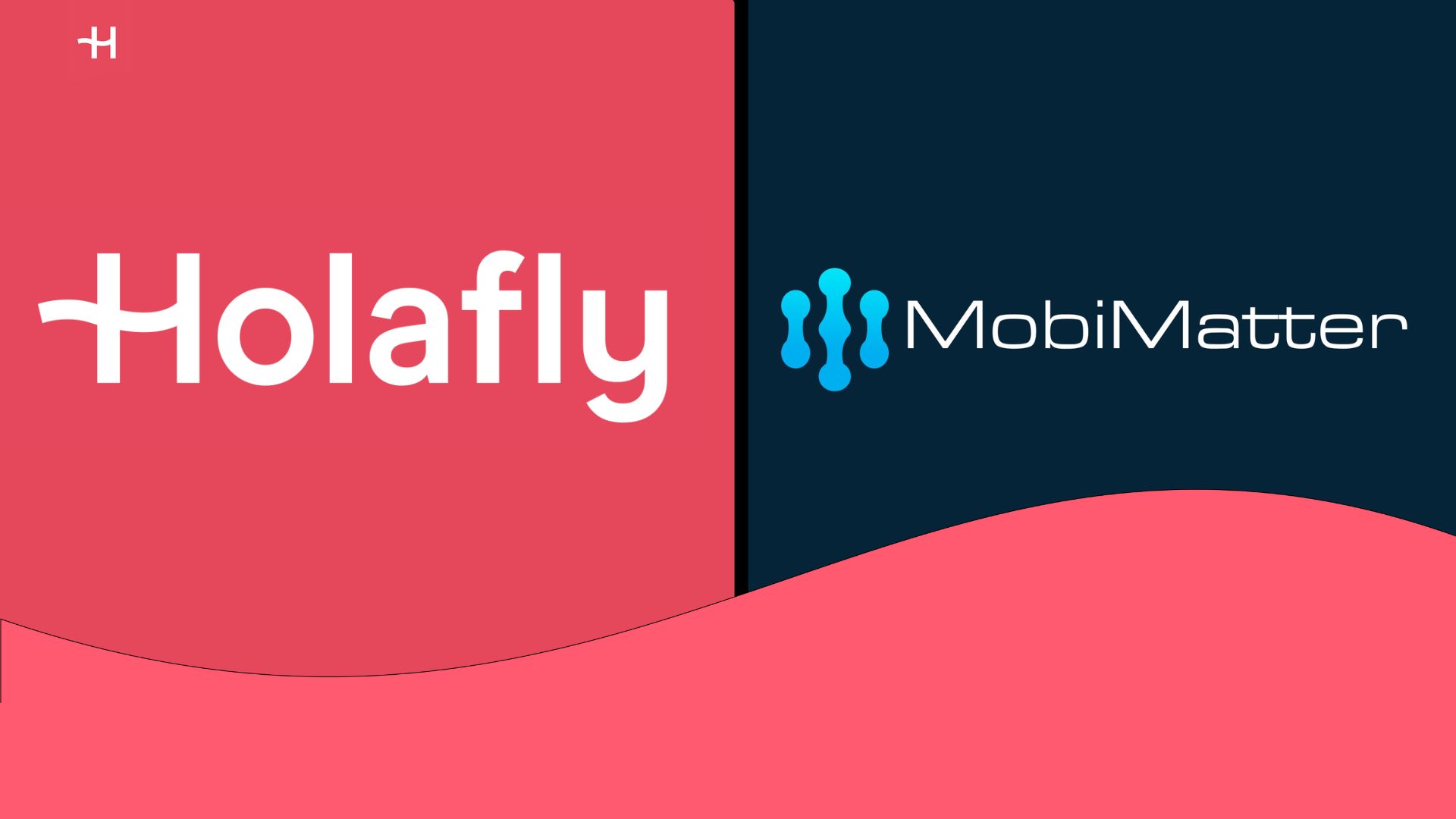 Logo du fournisseur eSIM Holafly et de la marketplace MobiMatter