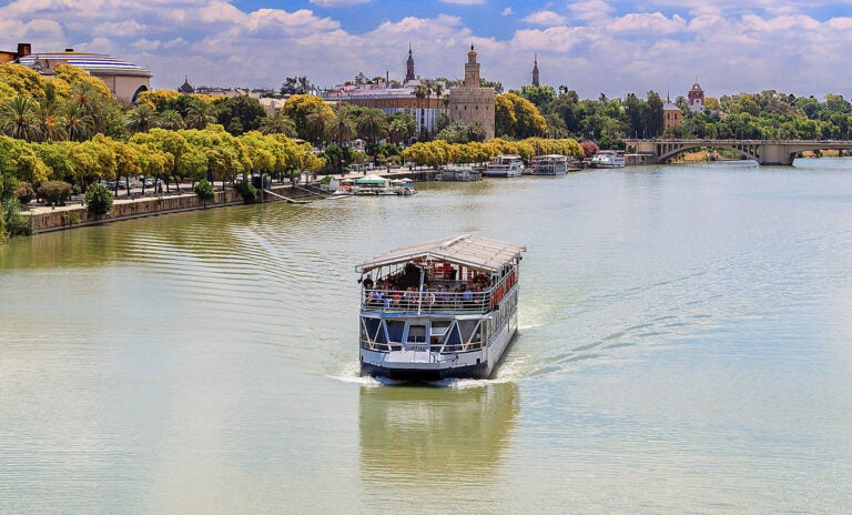 Croisière sur le Guadalquivir à Séville en décembre.