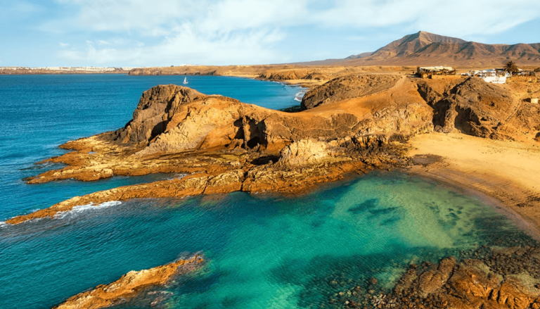 Plage Papagayo à Lanzarote en décembre