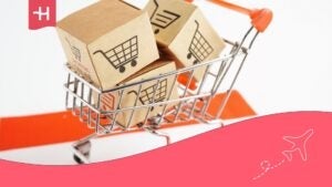 Panier avec le drapeau autrichien.