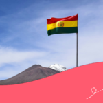 drapeau de la Bolivie en couverture d'un article sur le coût de la vie en Bolivie