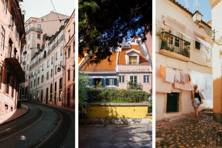 Différentes options d'hébergement à Lisbonne.