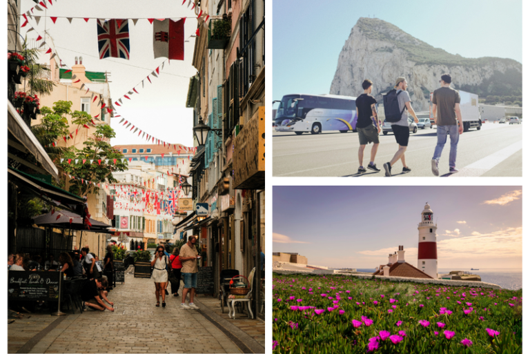 Images représentatives de la vie à Gibraltar