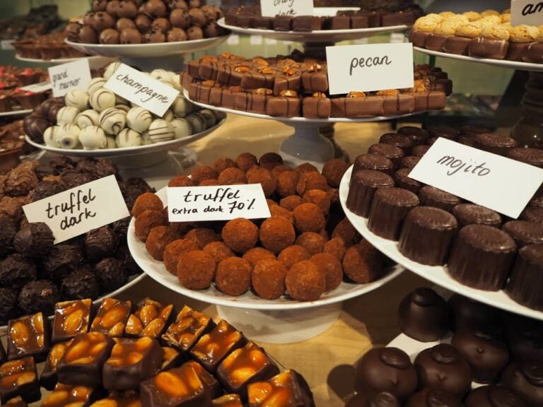 Boutique de chocolats locaux à Amsterdam